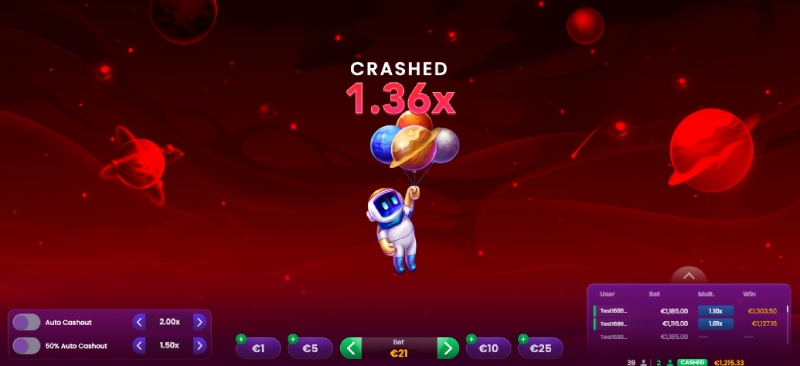Jogando Spaceman no cassino Betão Bet