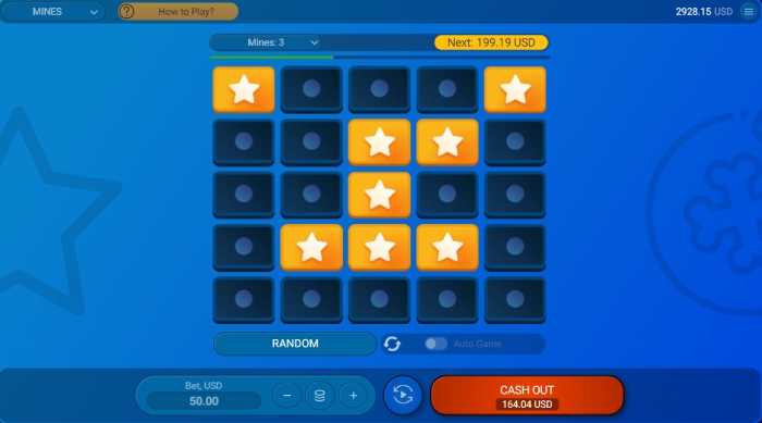 Jogando Mines na Betao Bet